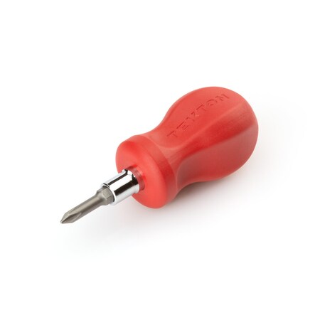 3-in-1 Stubby Phillips/Slotted Driver (#1 X 3/16 In., Red)